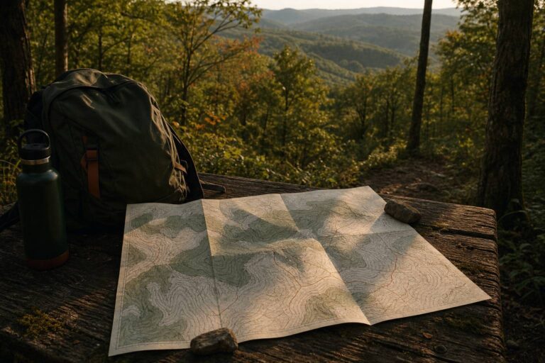Morvan : lire la carte du parc, reliefs et sentiers balisés