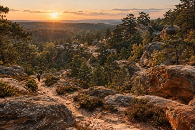 25 Bosses de Fontainebleau : tracé, dénivelé et durée réelle