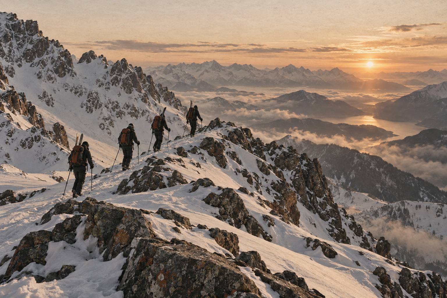 Illustration éditoriale du sujet : Chasseur alpin : missions, formation et unités de montagne